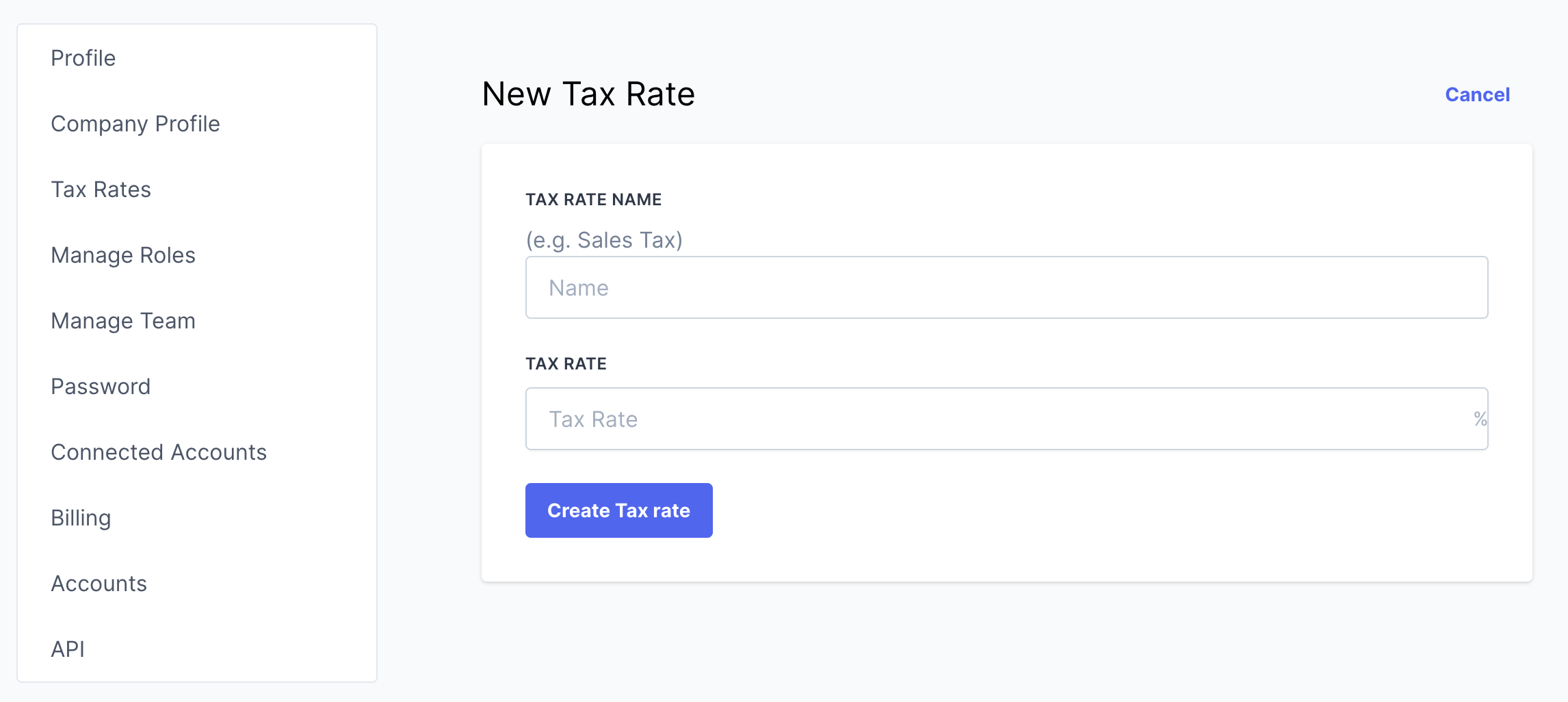 Setting Tax Rates